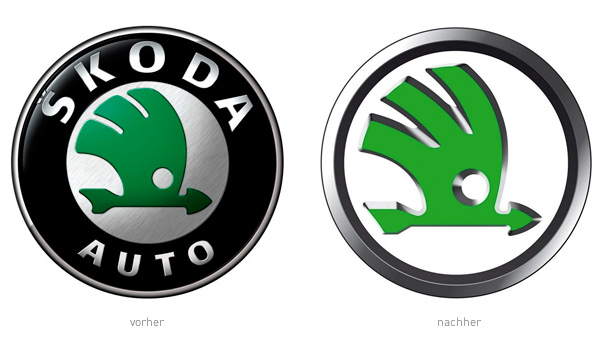 Skoda Logo Heute morgen nun wurde auf dem AutoSalon in Genf das neue