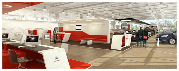 Citroen Store Design