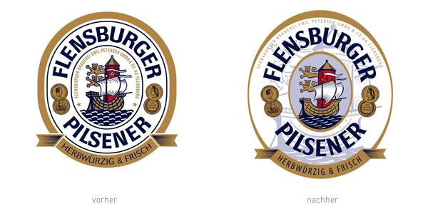 Flensburger Pislener Etikett