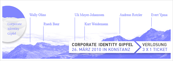 Corporate Identity Gipfel 2010