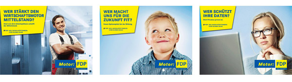 Wahlplakate FDP