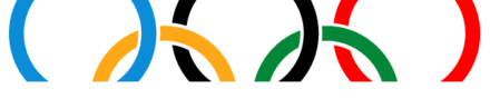 Die Logos der Olympiastädte als Kandidat und als Ausrichter