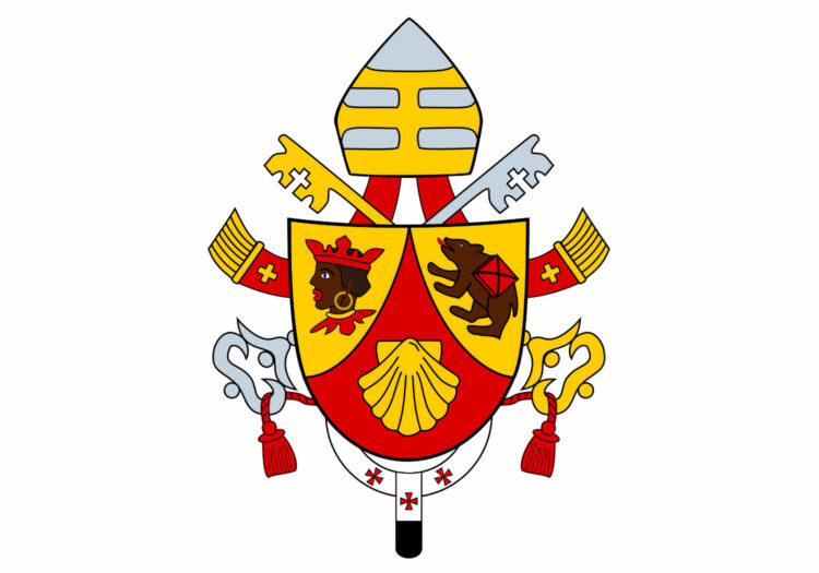 Coat of arms of Pope Benedict XVI, Quelle: Wikipedia