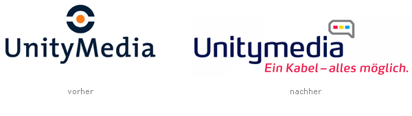 Ärger um neues UnityMedia-Logo