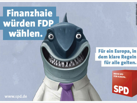 SPD Wahlplakate zur Europawahl