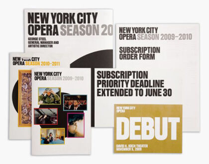 New York City Opera Branding 2010