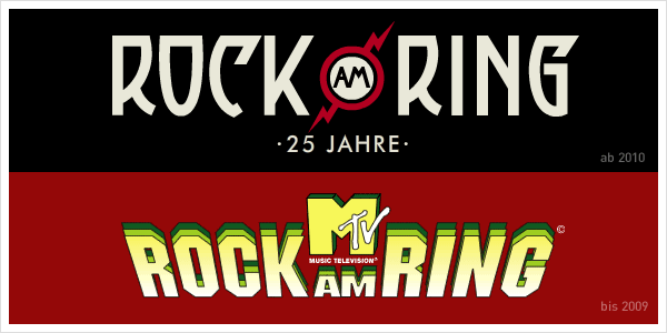 Rock am Ring Logo – vorher und nachher