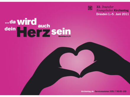 Plakat zum Evangelischen Kirchentag 2011