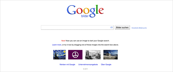 Google Bilder Suchdienst