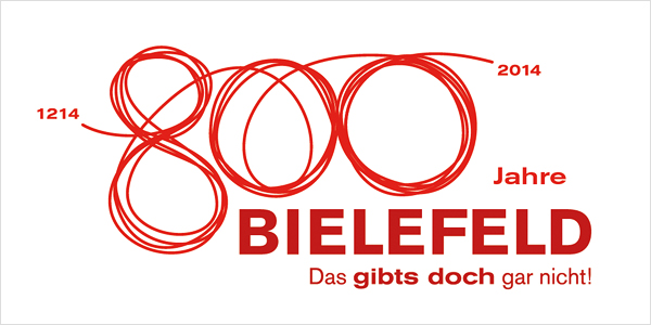 Bielefeld 800 Jahre Logo