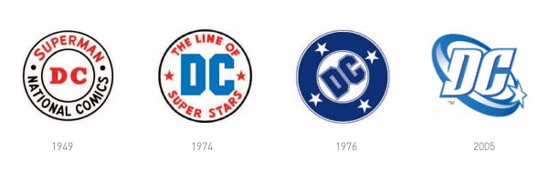 DC Comics Logohistorie