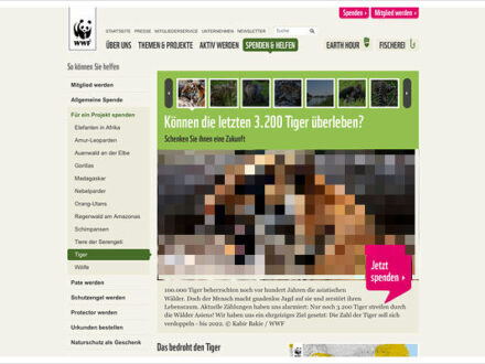 WWF.de Startseite