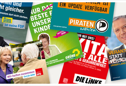 NRW Landtagswahl Plakate