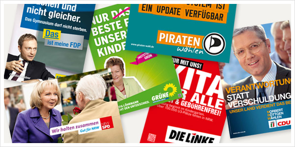NRW Landtagswahl Plakate