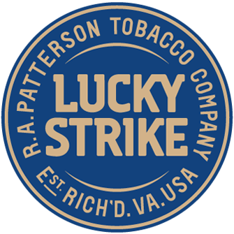 Lucky Strike Logo Straight Blue