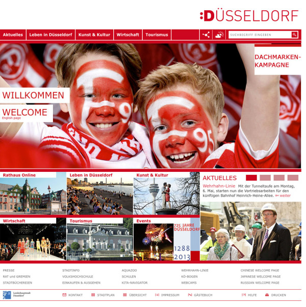 Düsseldorf Kampagnen-Website