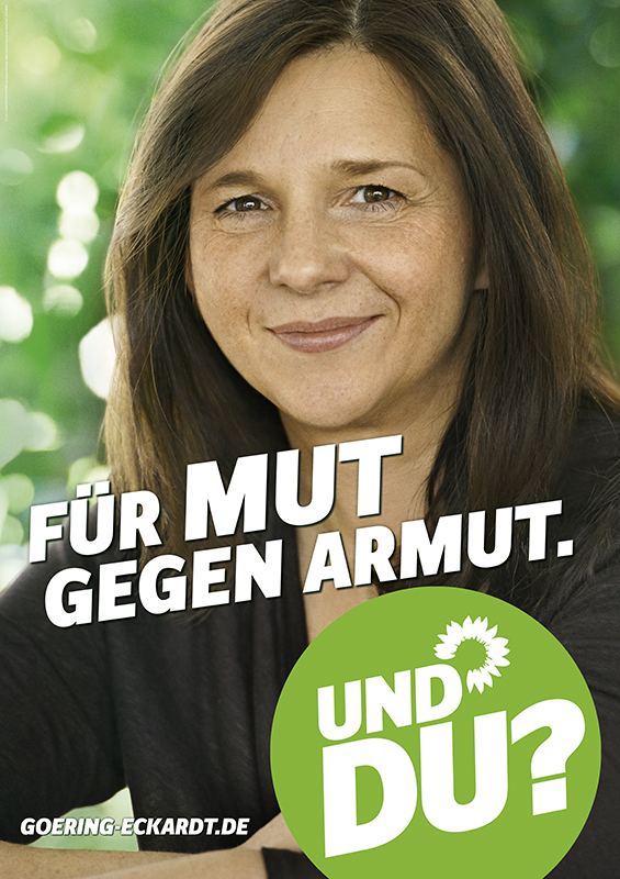 Bündnis90/Die Grünen Wahlplakat 2013 – Katrin Göring-Eckardt