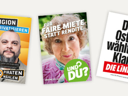 Die Plakate zur Bundestagswahl 2013 – Teil 1