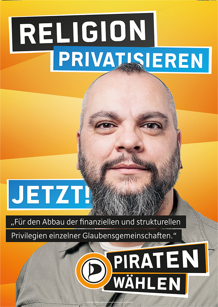 Piratenpartei Wahlplakat 2013