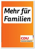 CDU Wahlplakat Bundestagswahl 2013