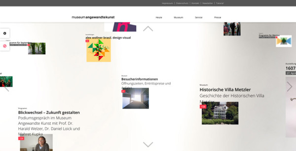 Museum Angewandte Kunst Frankfurt Website