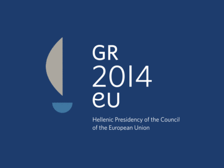 Logo zum EU-Ratsvorsitz von Griechenland 2014