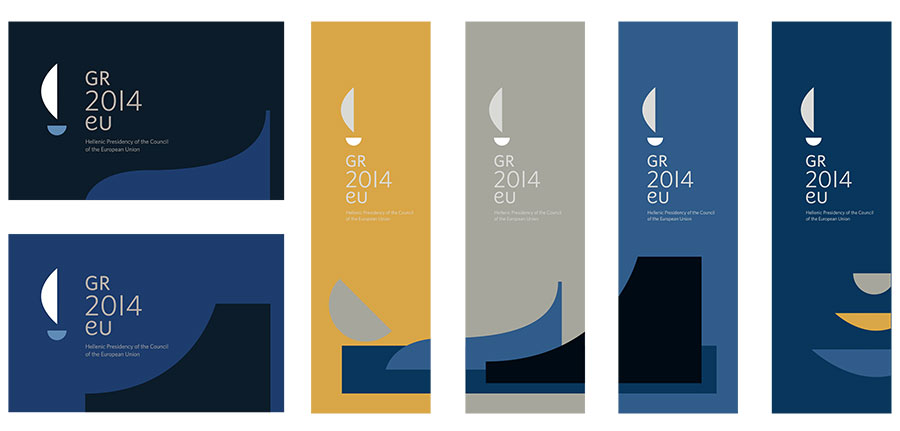 Logo zum EU-Ratsvorsitz von Griechenland 2014