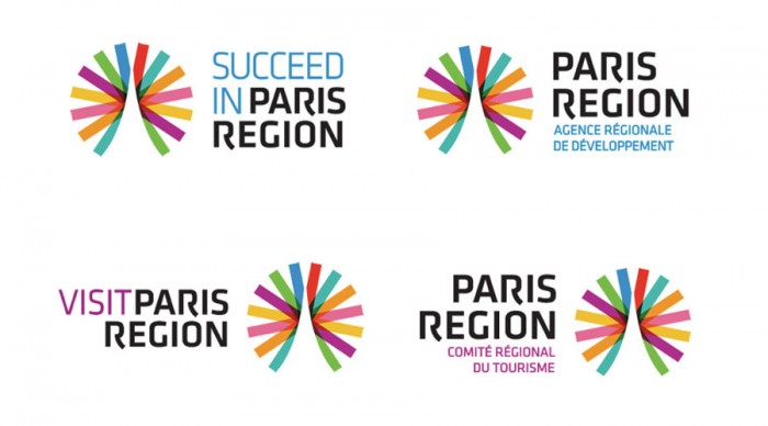 Paris Region – die verschiedenen Markenlogos