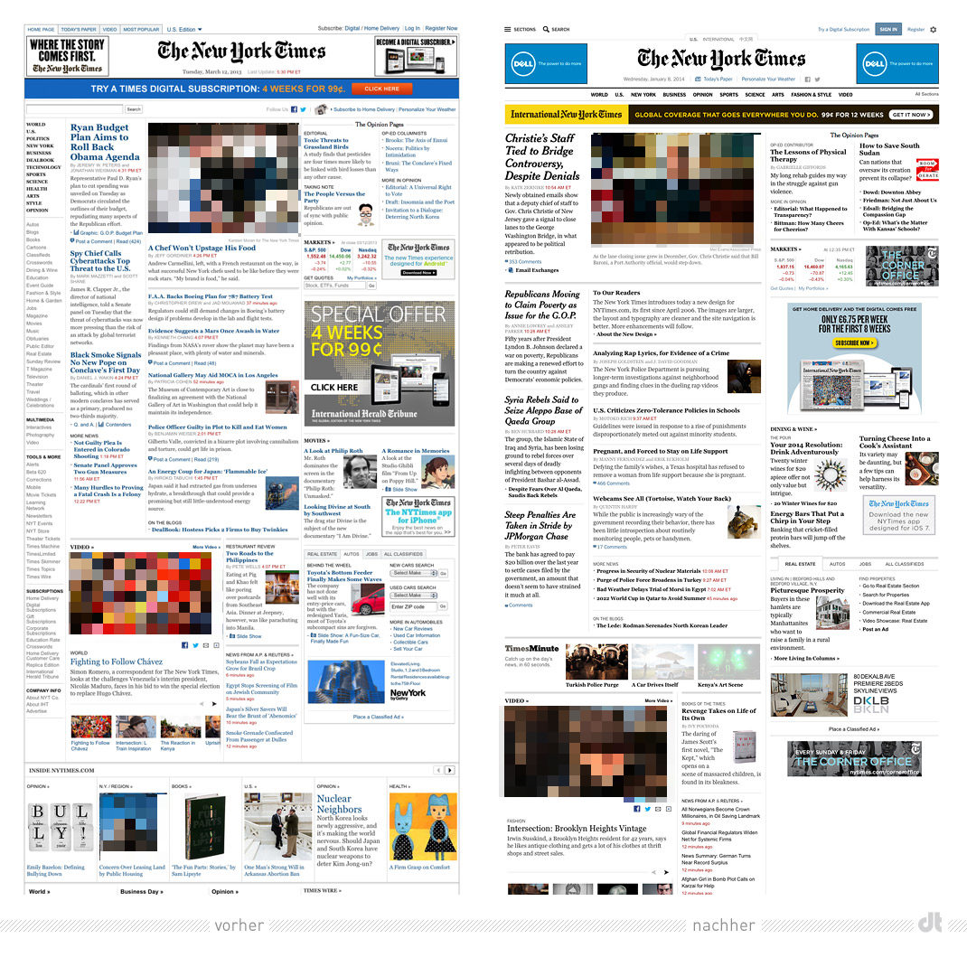New York Times Redesign