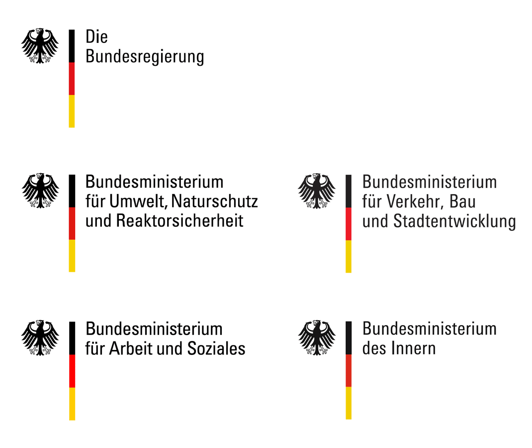 Bundesregierung – Logos der Ministerien