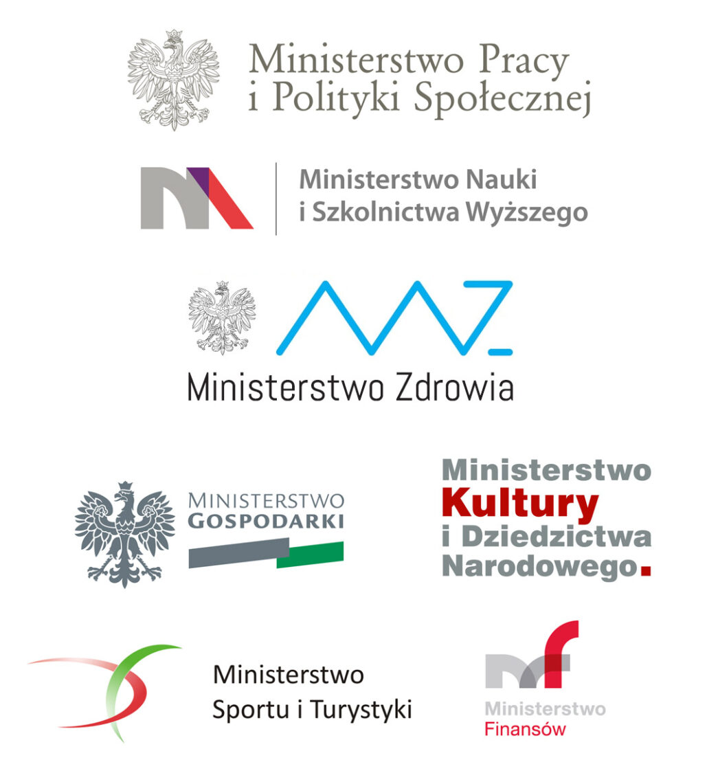 Regierung Polen – Logos der Ministerien