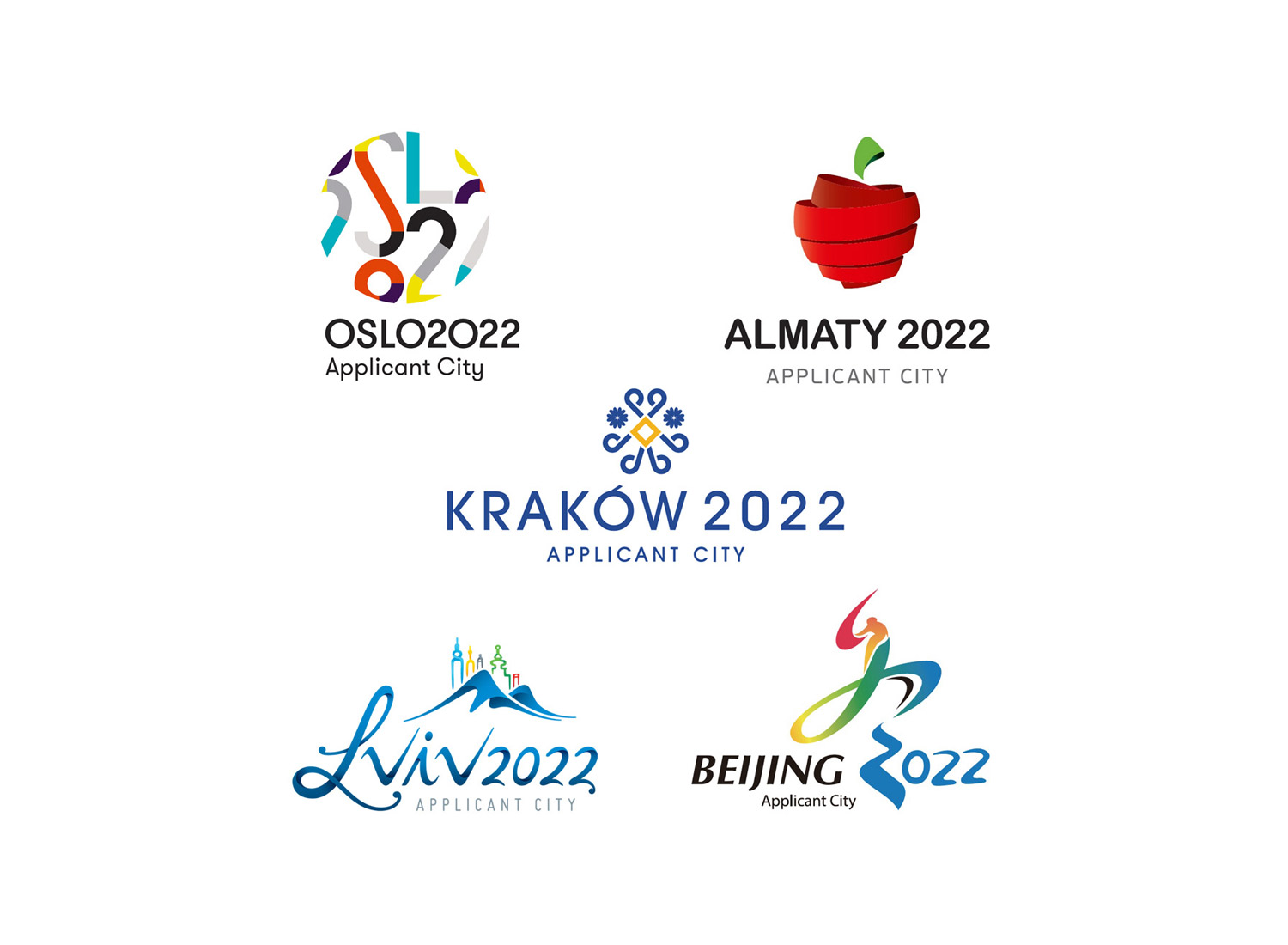 Bewerbungslogo Olympische WInterspiele 2022
