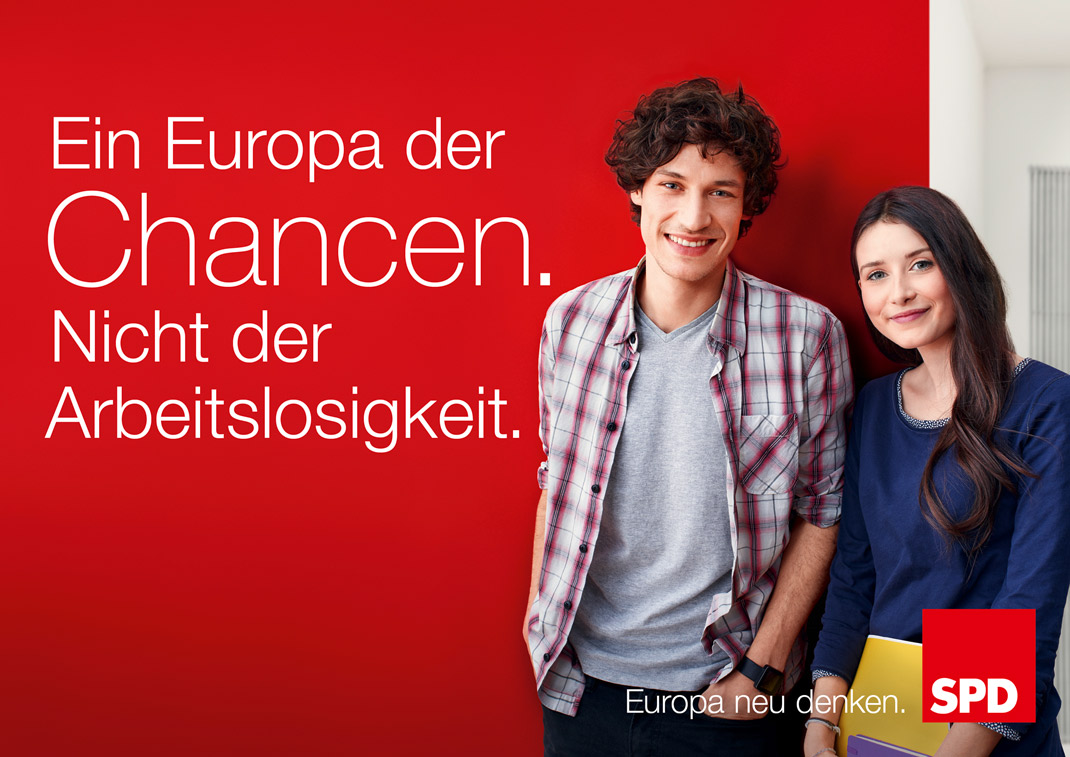 Europawahl 2014 – SPD Plakat Chancen