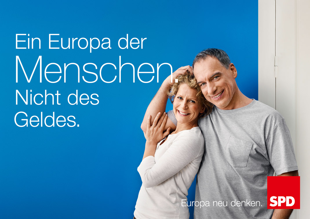 Europawahl 2014 – SPD Plakat Menschen