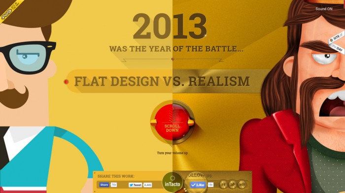 Flat Design versus Realism