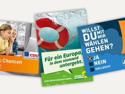 Plakate Europawahl 2014