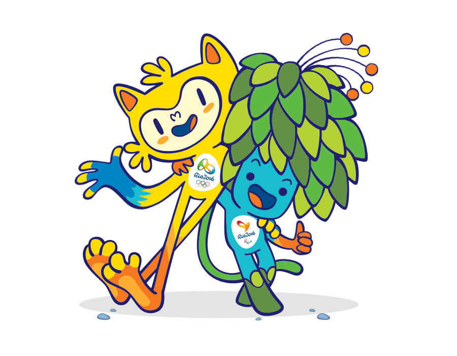 Maskottchen Der Olympischen Spiele 2016 In Rio Design Tagebuch