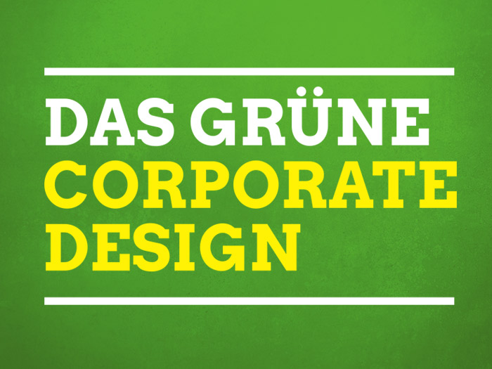 BÜNDNIS90/DIE GRÜNEN Corporate Design