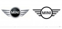 MINI Logo – vorher und nachher, Bildquelle: MINI/BMW, Bildmontage: dt