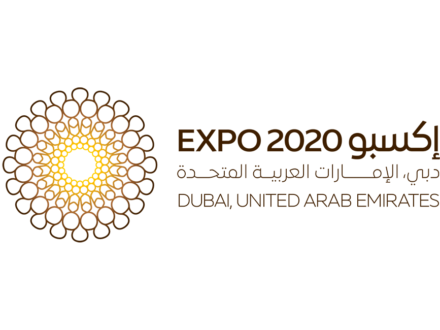 Geschichte trifft Zukunft – Logo der Expo 2020 in Dubai