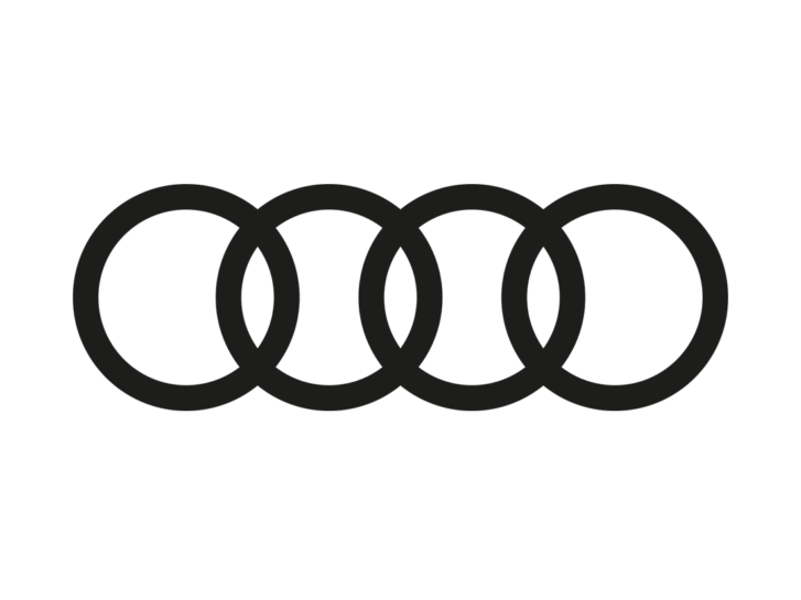 Die vier Ringe – das Markenzeichen von Audi (ab 2016), Quelle: Audi