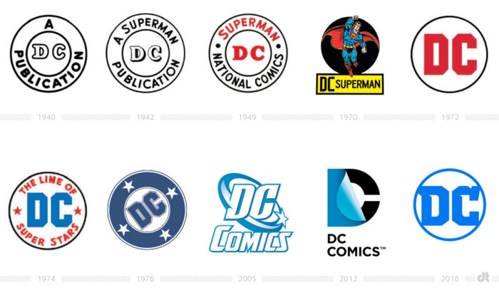 DC Comics Logo History