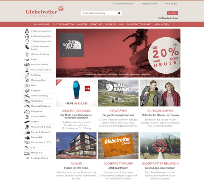 Globetrotter.de Website