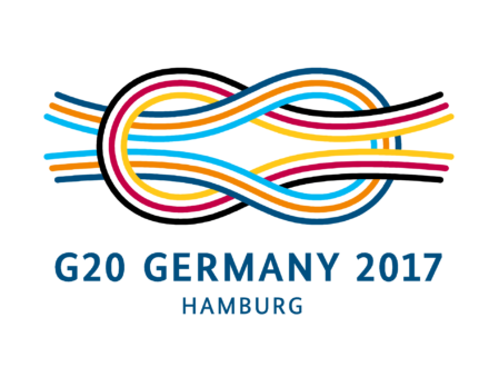 „Eine vernetzte Welt gestalten“ – Logo G20-Gipfel 2017