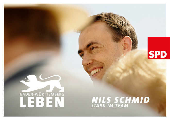 SPD Nils Schmid – Plakat zur Landtagswahl in Baden-Württemberg 2016