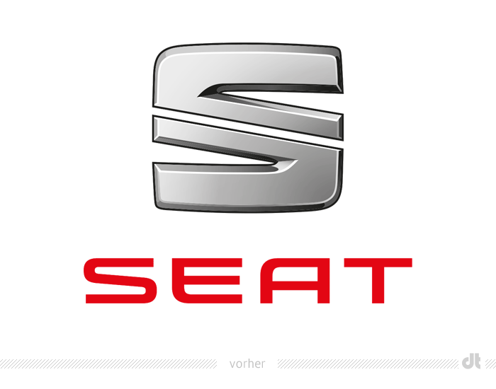 SEAT Logo – vorher und nachher