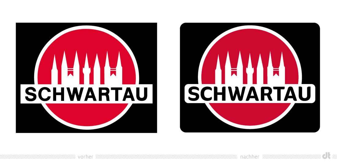 Schwartauer Werke Logo – vorher und nachher