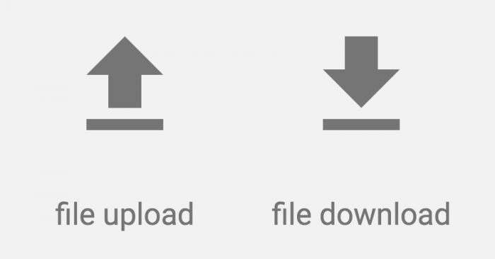 Upload / Download Icon