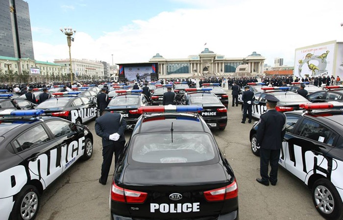 Polizei Auto Mongolei