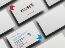 Polizei Luxemburg Visitenkarte